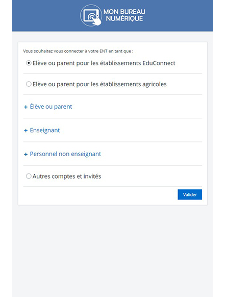 Educonnect-Mon Bureau Numérique-Skolengo